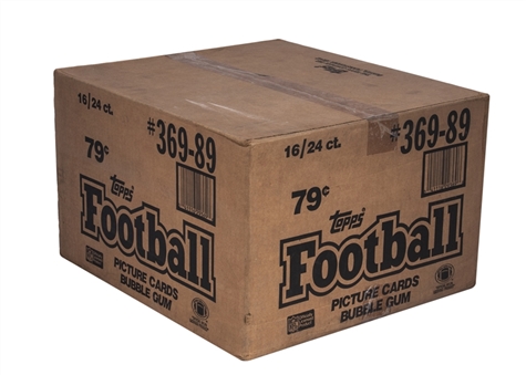 1989 Topps Football 16 Box Wax Box Case